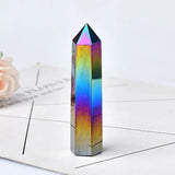 1PC Natural Aura Obsidian Crystal Point