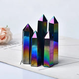 1PC Natural Aura Obsidian Crystal Point