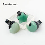 1pc Natural Healing Stone Car Vent Clip