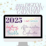 2025 Affirmation Calendar – Printable Monthly Motivation