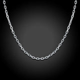 2mm Rolo Square Chain 925 Sterling Silver 