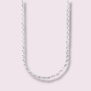 2mm Rolo Square Chain 925 Sterling Silver