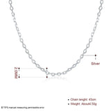 2mm Rolo Square Chain 925 Sterling Silver 