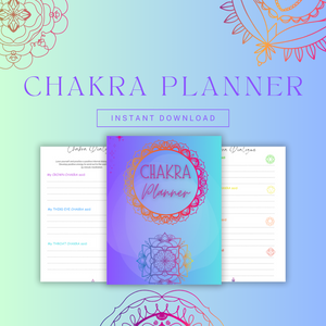 42-Page Chakra Planner: Digital Guide to Balance & Wellness