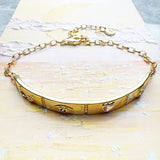 925 Sterling Silver Cosmic Bracelet Yellow Gold Plated Elegant Jewellery Gift-HappySoulByCrown
