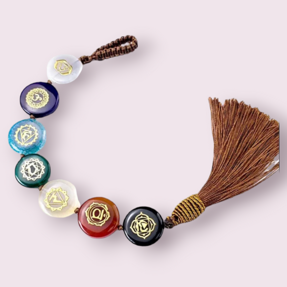 Agate Chakra Crystal Natural Stone Decoration-HappySoulByCrown
