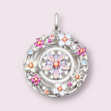 Colourful_Stones_Pendant_Flowers_Amulet_925_Sterling_Silver