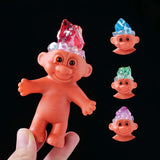 Electroplated Crystal Troll Figurine Retro Gift