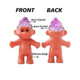 Electroplated Crystal Troll Figurine Retro Gift