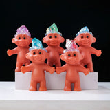 Electroplated Crystal Troll Figurine Retro Gift