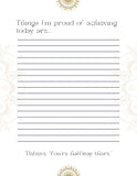 Wellbeing Gratitude Journal Digital Download﻿