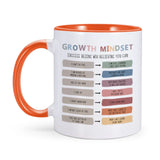 Growth Mindset Positive Mental Health Coffee Mug 11oz Ceramic