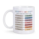 Growth Mindset Positive Mental Health Coffee Mug 11oz Ceramic