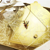 Necklace Colourful Hummingbird 925 Gold Plated