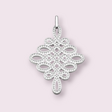 Love Knot Pendant | 925 Sterling Silver Zirconia Jewellery Gift