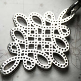 Love Knot Pendant 925 Sterling Silver Zirconia