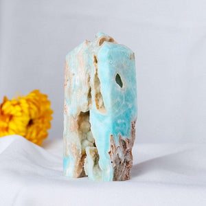 Natural Crystal Caribbean Calcite Crystal Point