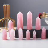 Natural Pink Crystal Point Rose Quartz Crystal