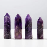 1pc Natural Quartz Dream Amethyst Wand Healing Crystal 