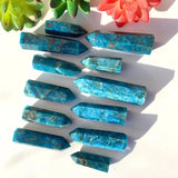 1pc Natural Reiki Chakra Stones Blue Apatite Single Point 