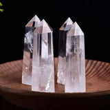 1pc Natural Gemstones White Clear Quartz Tower