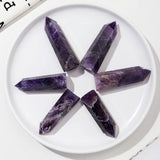 1pc Natural Quartz Dream Amethyst Wand Healing Crystal 