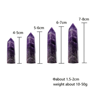 1pc Natural Quartz Dream Amethyst Wand Healing Crystal