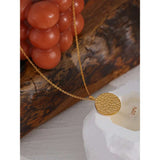 Star Moon Golden Pendant Necklace