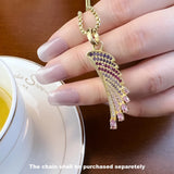 The Pendant Gold Plated Rainbow Wing 925