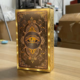 Golden Foil Tarot Cards Deck | Spanish & English with Guidebook