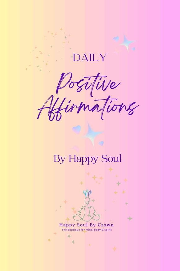 Positive Wellbeing Affirmations Digital Download