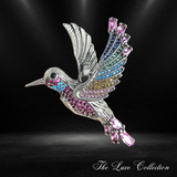 Large Colourful Hummingbird Pendants 925 Sterling Silver