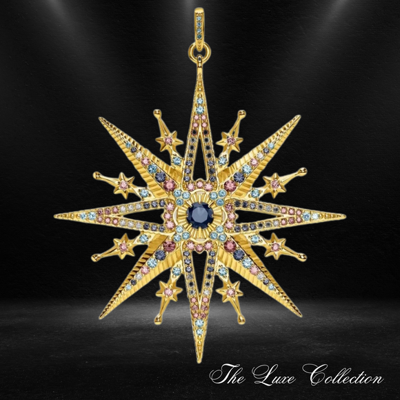 Royalty Star Gold Plated Pendant 925
